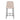 TOV Sydney Performance Velvet Counter Stool Set of 2, Taupe option, image 3