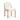 TOV Bruno Thick Performance Chenille Arched Back Dining Chair, Cream option, image 1
