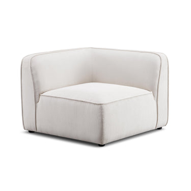 TOV Travie Modular Corner Chair, White Sand option, image 1