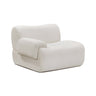 TOV Zenith Contract-Grade Upcycled Fabric Corner Chair, Cream / LAF option, image 1