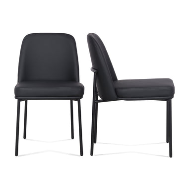 TOV Sydney Performance Vegan Leather Dining Chair - Set of 2, Black option, image 1