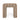 TOV Byron Square Cotton Jute Ottoman, Brown option, image 2