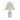 TOV Edith Scalloped Papier Mache Flower Pleated Table Lamp, image 6