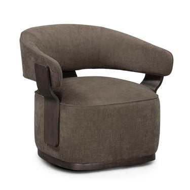 TOV Madison Performance Swivel Accent Chair, Mink option, image 1