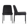 TOV Sydney Performance Velvet Dining Chair - Set of 2, Black option, image 1