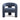 TOV Malone Accent Chair, Blue Denim option, image 1