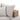 TOV Cali 4-Piece Performance Fabric & Wicker Outdoor Sectional, Grey / Brown option, image 6