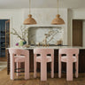 TOV Malone Performance Chenille Stool, several options shown