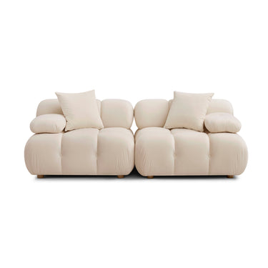 TOV Calliope 79" Modular Loveseat, Off-White option, image 1