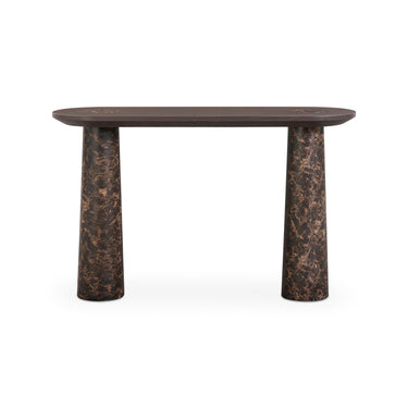 TOV Braya 50" Faux Emperador Marble Console Table, image 1