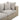 TOV Cali 120" Performance Fabric & Wicker Outdoor Sofa, Grey / Natural option, image 5