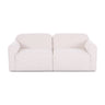TOV Gorge 81" Modular Loveseat, Cream option, image 1