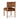 TOV Bruno Thick Performance Chenille Straight Back Dining Chair, Bronze option, image 3