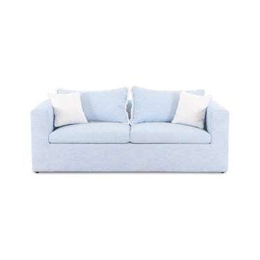 TOV Salty 85" Indoor/Outdoor Sofa, Light Blue option, image 1