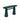 TOV Baila 50" Glossy Lacquer Console Table, Forest Green option, image 3