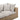 TOV Cali 120" Performance Fabric & Wicker Outdoor Sofa, Grey / Brown option, image 4