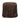 TOV Daphne Round Suede Fringe Ottoman, Chocolate Brown option, image 1