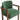 TOV Irma Textured Performance Velvet Dining Chair, Forest Green option, image 3