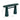 TOV Baila 50" Glossy Lacquer Console Table, Forest Green option, image 9
