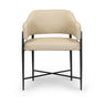 TOV Sezanne Contract-Grade Vegan Leather Dining Chair, Taupe option, image 1