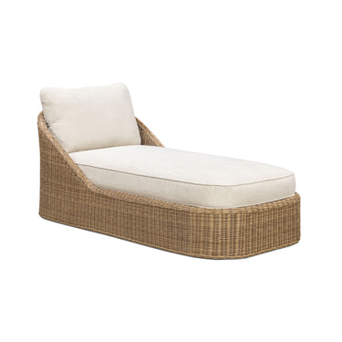 TOV Axel Boucle Outdoor Lounge Chair, Cream option, image 1