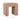 TOV Byron Square Cotton Jute Ottoman, Terracotta option, image 6