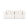 TOV Tarra 86" Modular Loveseat, Cream option, image 1