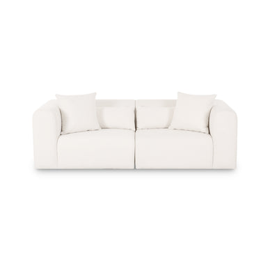 TOV Tarra 86" Modular Loveseat, Cream option, image 1
