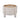 TOV Bellamy Railroad Chenille Storage Stool With Reversible Tray Top, Cream option, image 2