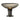 Smoke Italian glass table lamp with bronze hardware and touch dimmable LED light – Morgan 16"