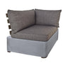 Renava Garza Outdoor Concrete & Teak Corner