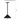 Dimensions diagram of the Moneta Short Accent rechargeable table lamp: 9 inch height, 4.3 inch width and depth