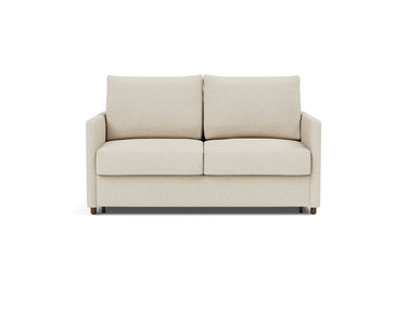 Neah sleeper upholstered in Halifax Shell, studio shot
