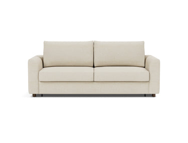 Neah sleeper upholstered in Halifax Shell, studio shot