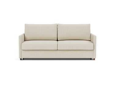 Neah sleeper upholstered in Halifax Shell, studio shot