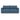Neah sleeper upholstered in Weda Blue, studio shot