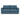 Neah sleeper upholstered in Weda Blue, studio shot
