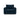 Neah sleeper upholstered in Mixed Dance Blue, studio shot