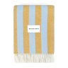 Ice Blue & Honey Candy Wrap Blanket by Maison Deux, photo 1