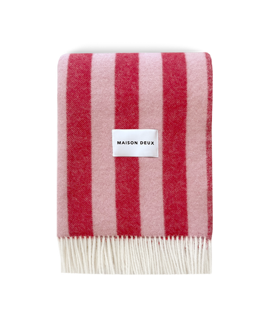 Pink & Cherry Candy Wrap Blanket by Maison Deux, photo 1