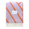 Lilac & Orange Lines Blanket by Maison Deux, photo 1