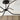 Visual Comfort Modern Belterra 30 Inch Chandelier Hanging in a Living Room