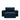 Newilla sleeper upholstered in Mixed Dance Blue, studio shot