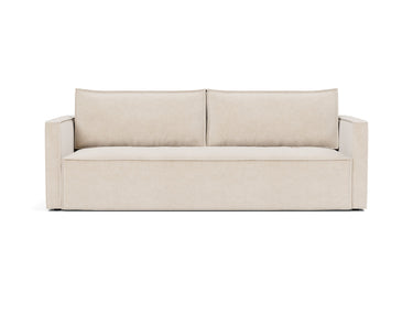 Newilla sleeper upholstered in Adario Basmati, studio shot