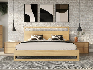 Nova Domus Berlin Natural Oak Bed