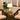 Vintage-inspired Oliver Cordless Table Lamp Antique Brass on a side table