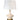 Elegant Oliver Cordless Table Lamp in Antique Brass finish
