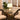 Elegant Oliver Ivory Cordless Table Lamp Brushed Nickel base detail