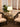 Elegant Oliver Ivory Cordless Table Lamp Brushed Nickel base detail