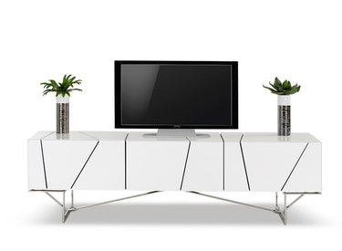 Rostock White TV Stand